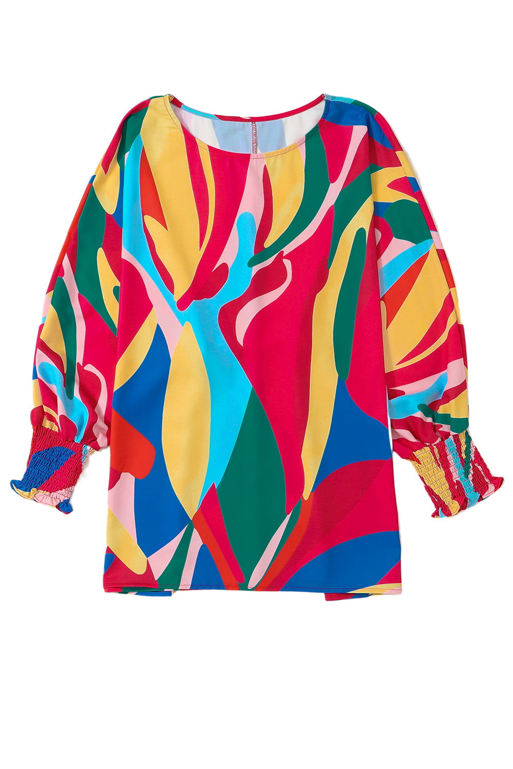Smocked Wrist Shift Top