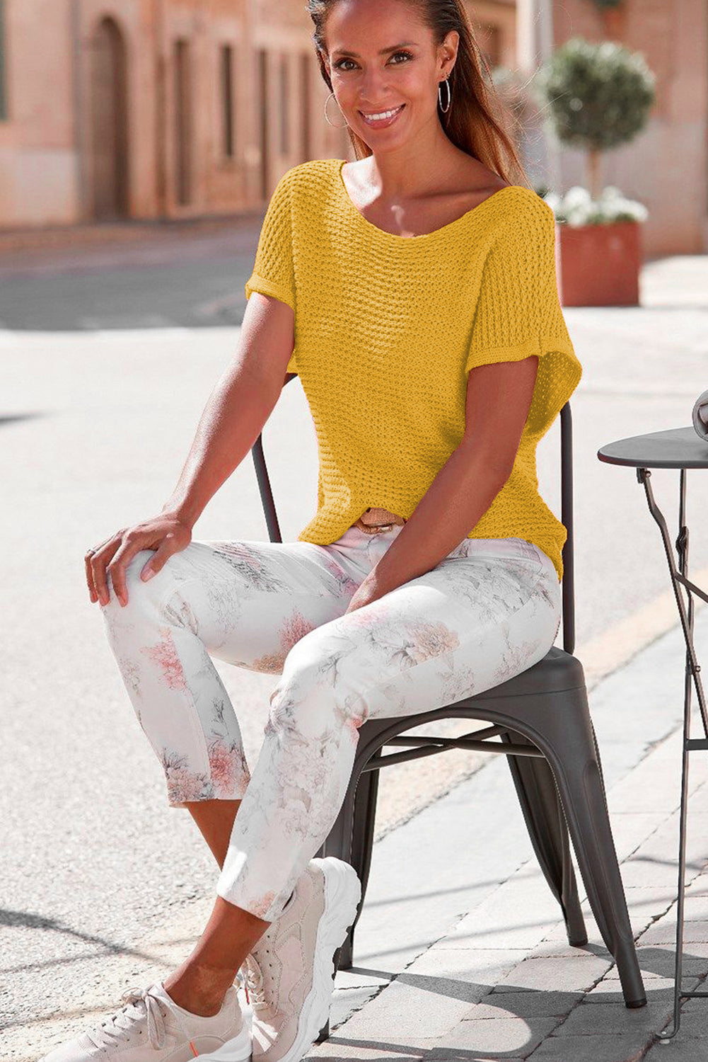 Loose Batwing Sleeve Top