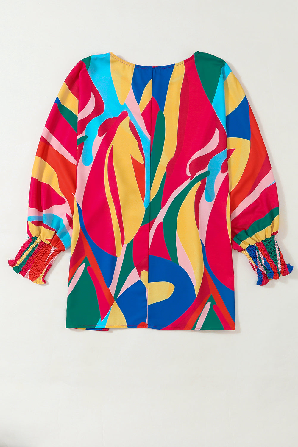 Smocked Wrist Shift Top