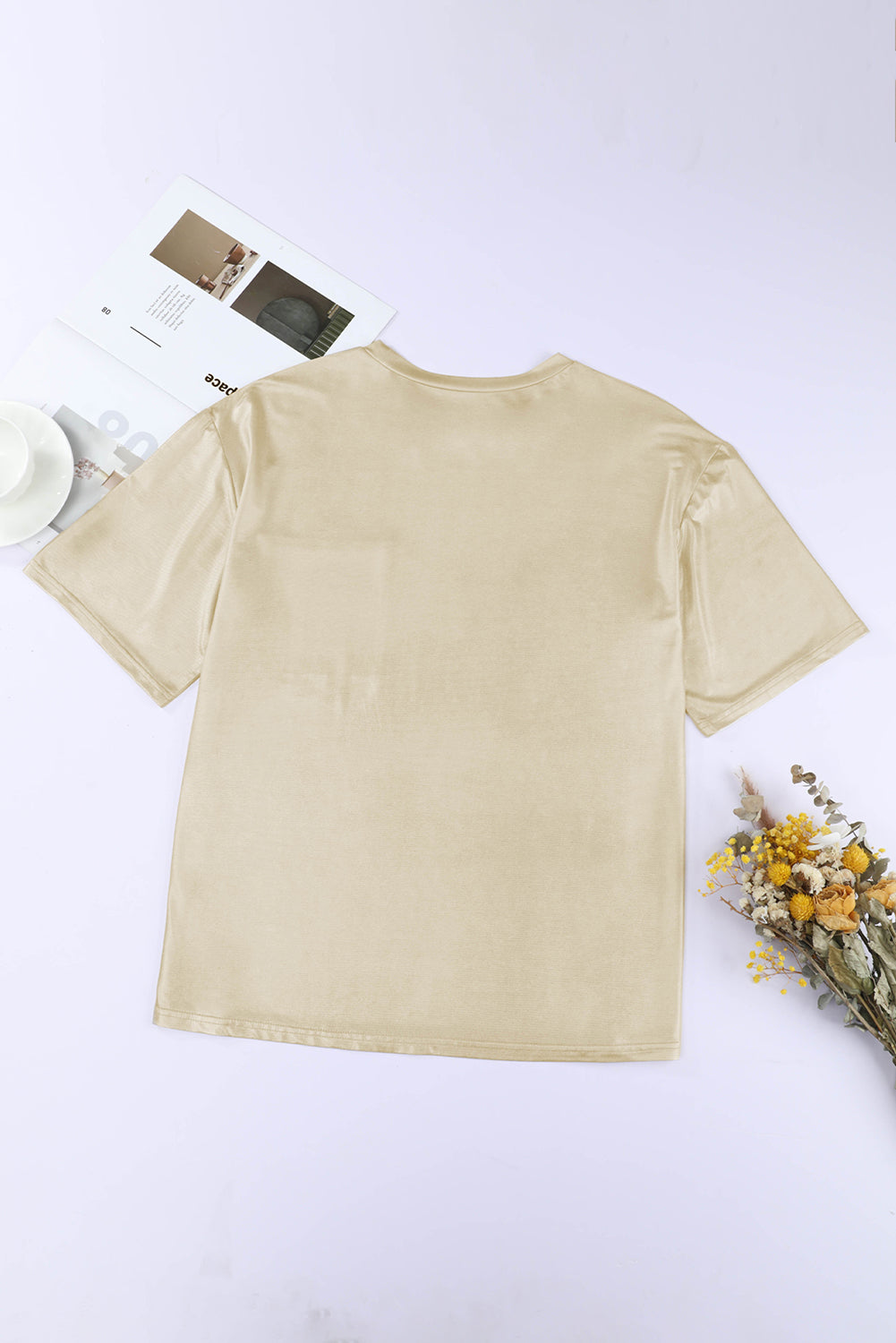 Green Chest Pocket Loose Fit T Shirt