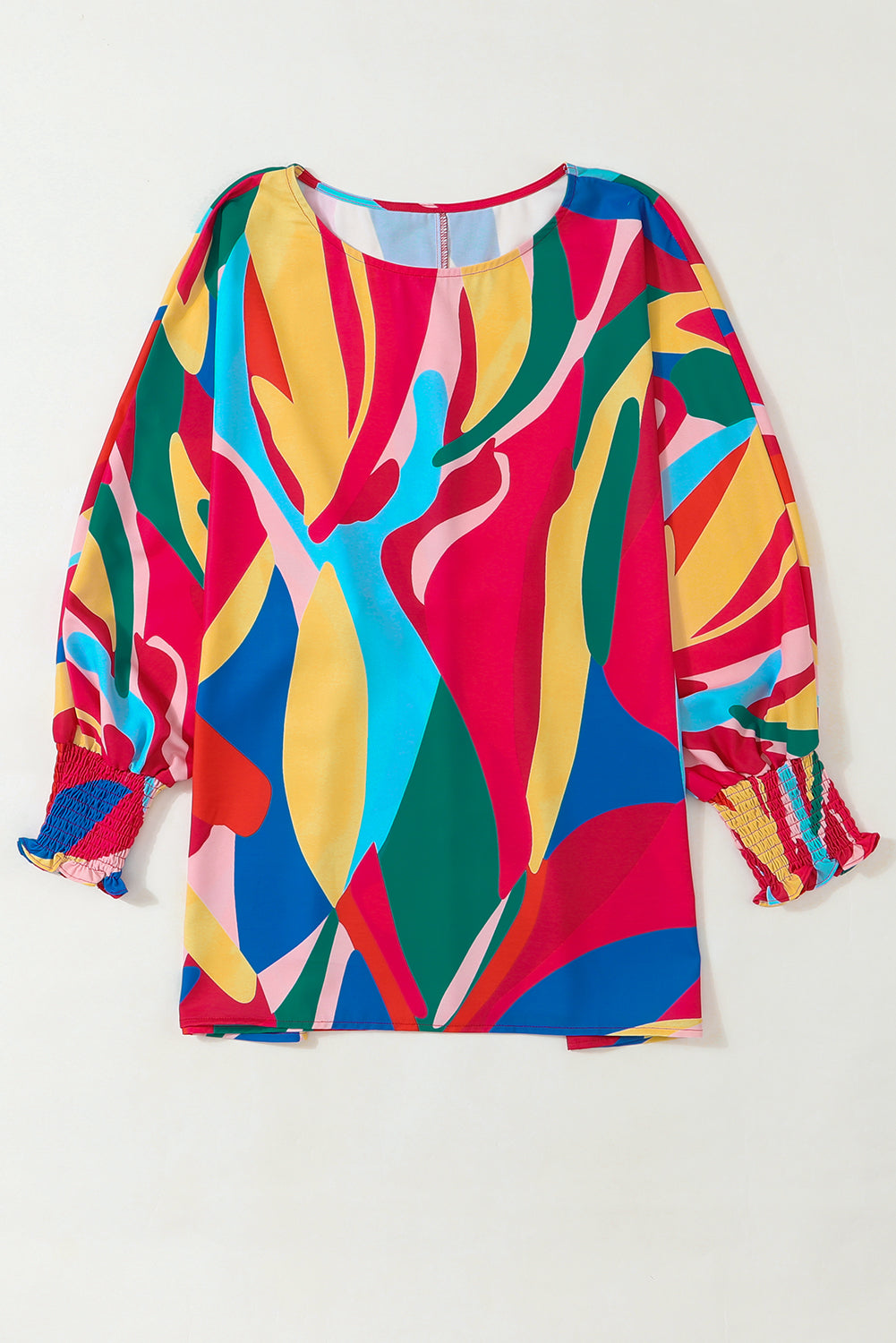 Smocked Wrist Shift Top