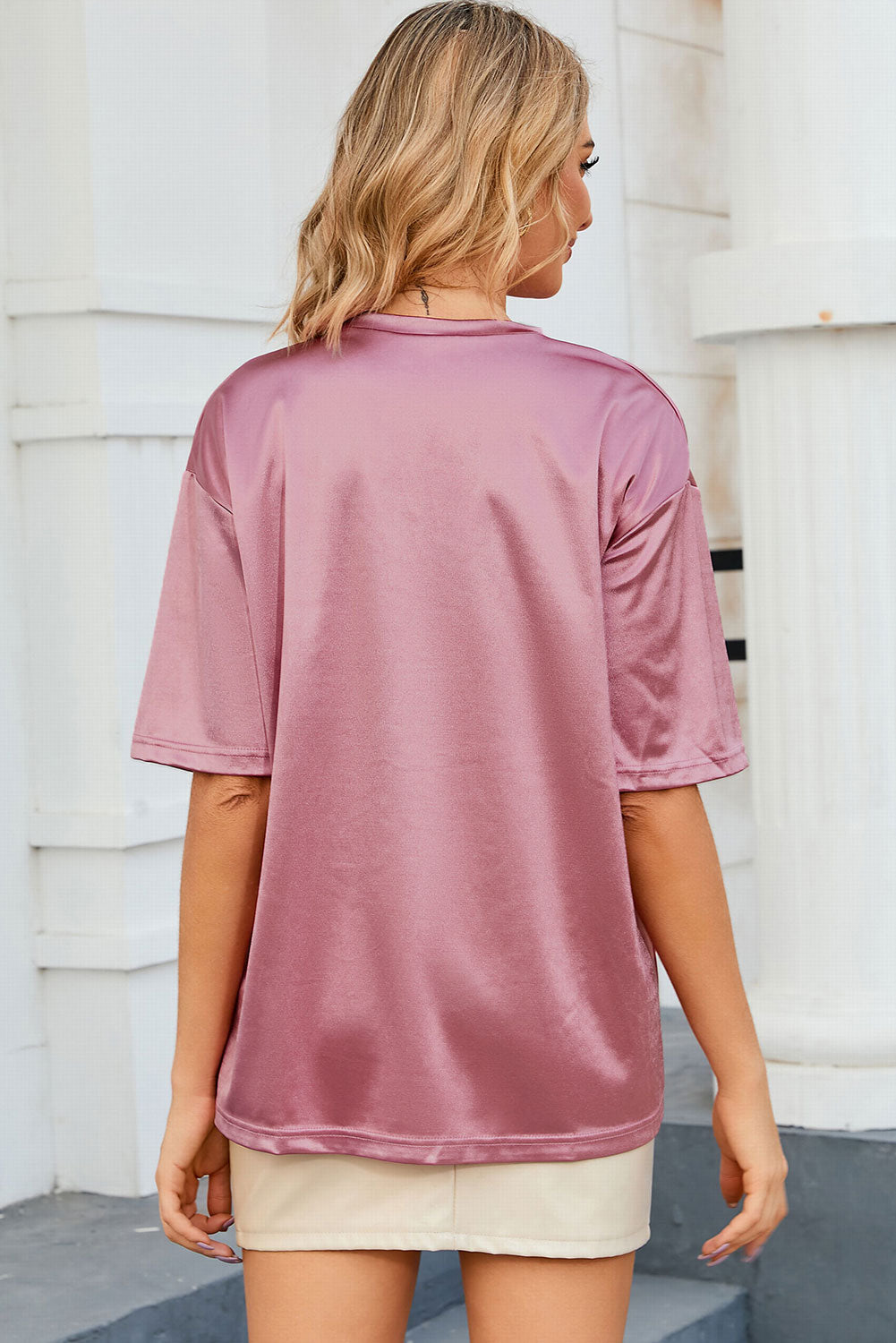 Green Chest Pocket Loose Fit T Shirt