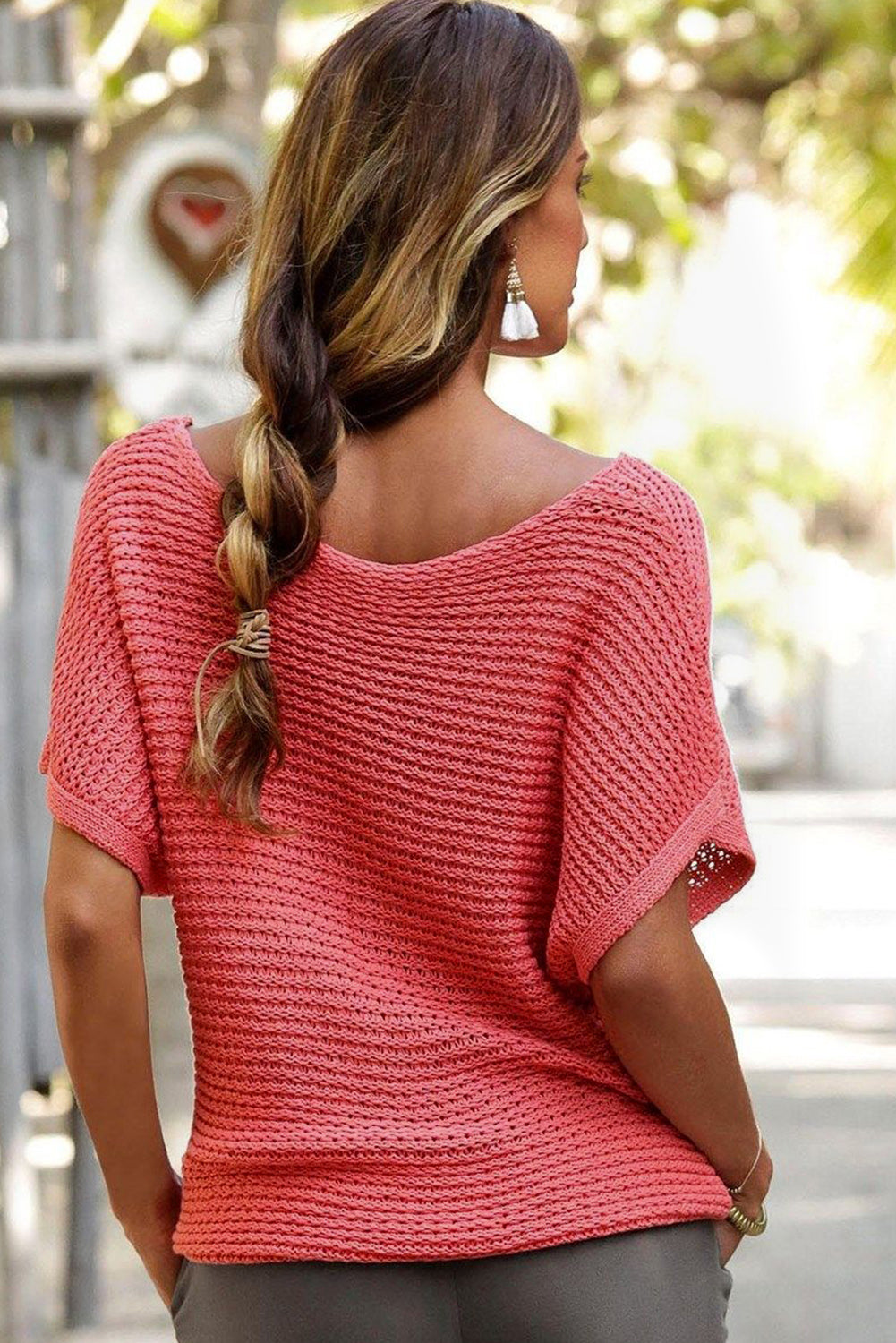 Loose Batwing Sleeve Top