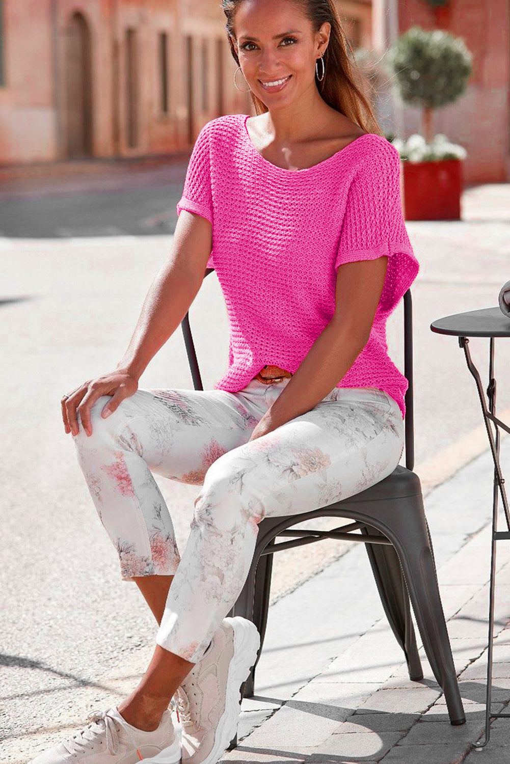 Loose Batwing Sleeve Top