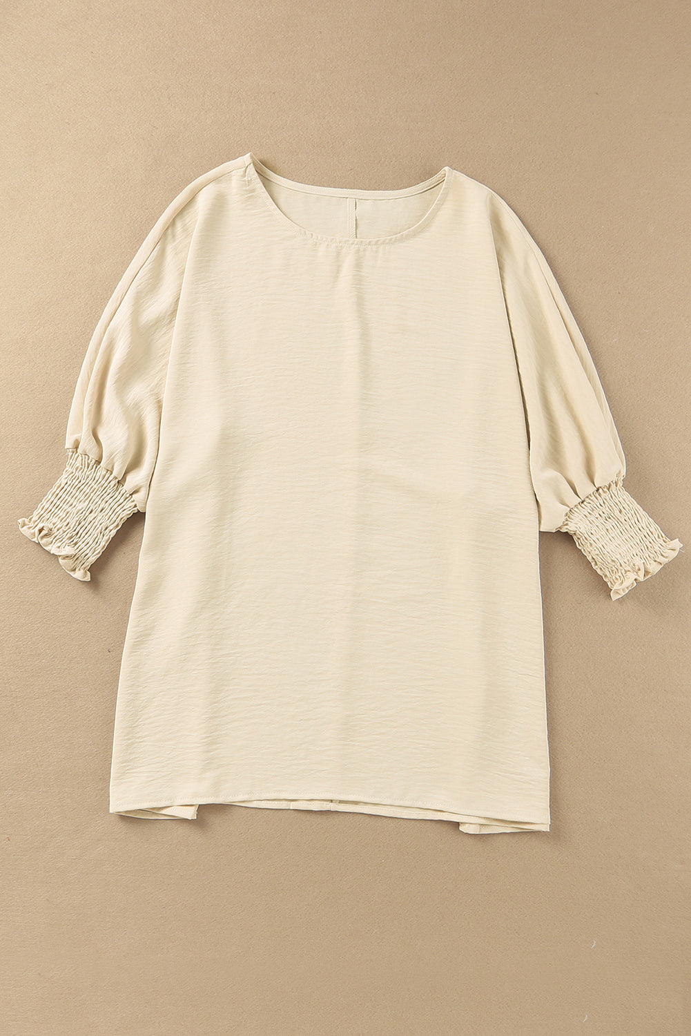 Smocked Wrist Shift Top