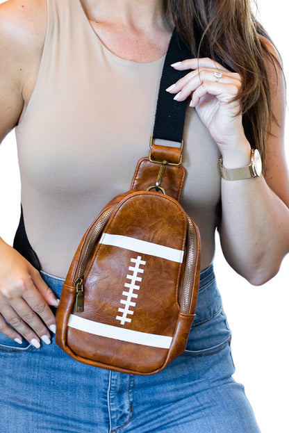 Brown Gameday Mini Crossbody Bag