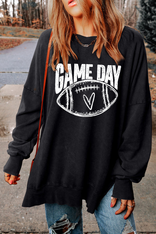 GAME DAY Graphic Oversized Sweatshirt