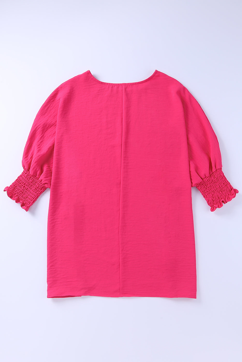 Smocked Wrist Shift Top