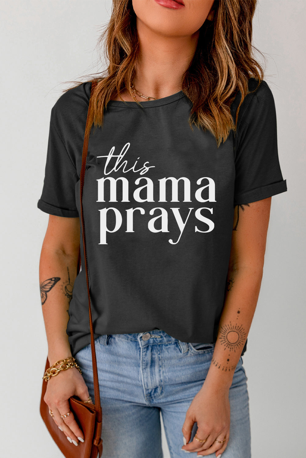 Crew Neck T Shirt for Women