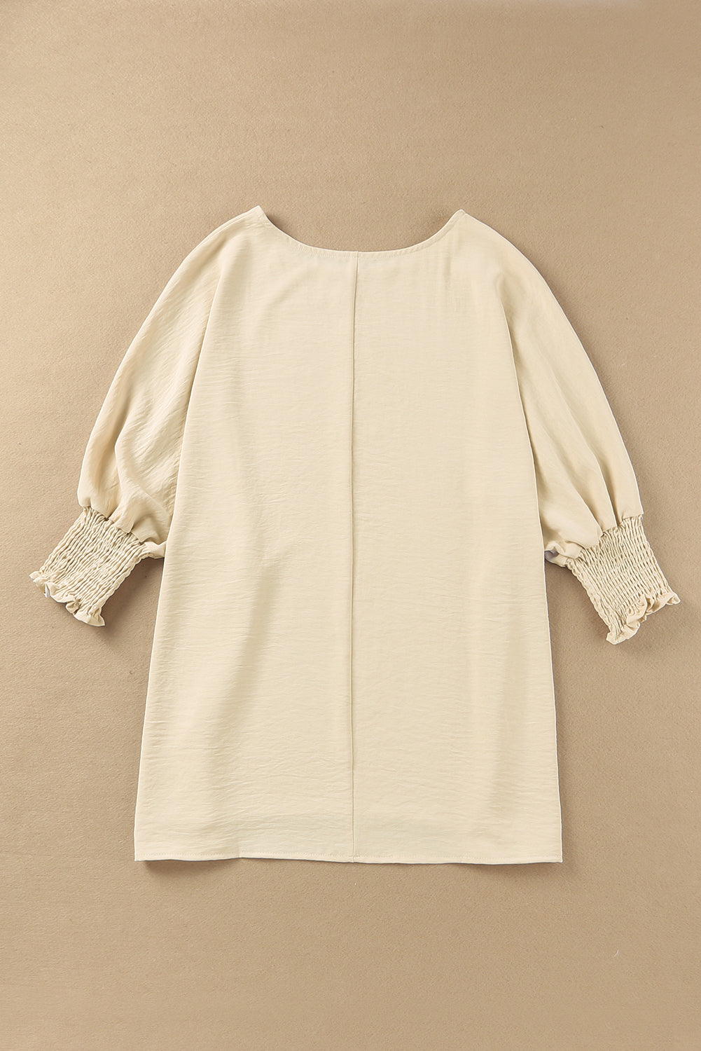 Smocked Wrist Shift Top