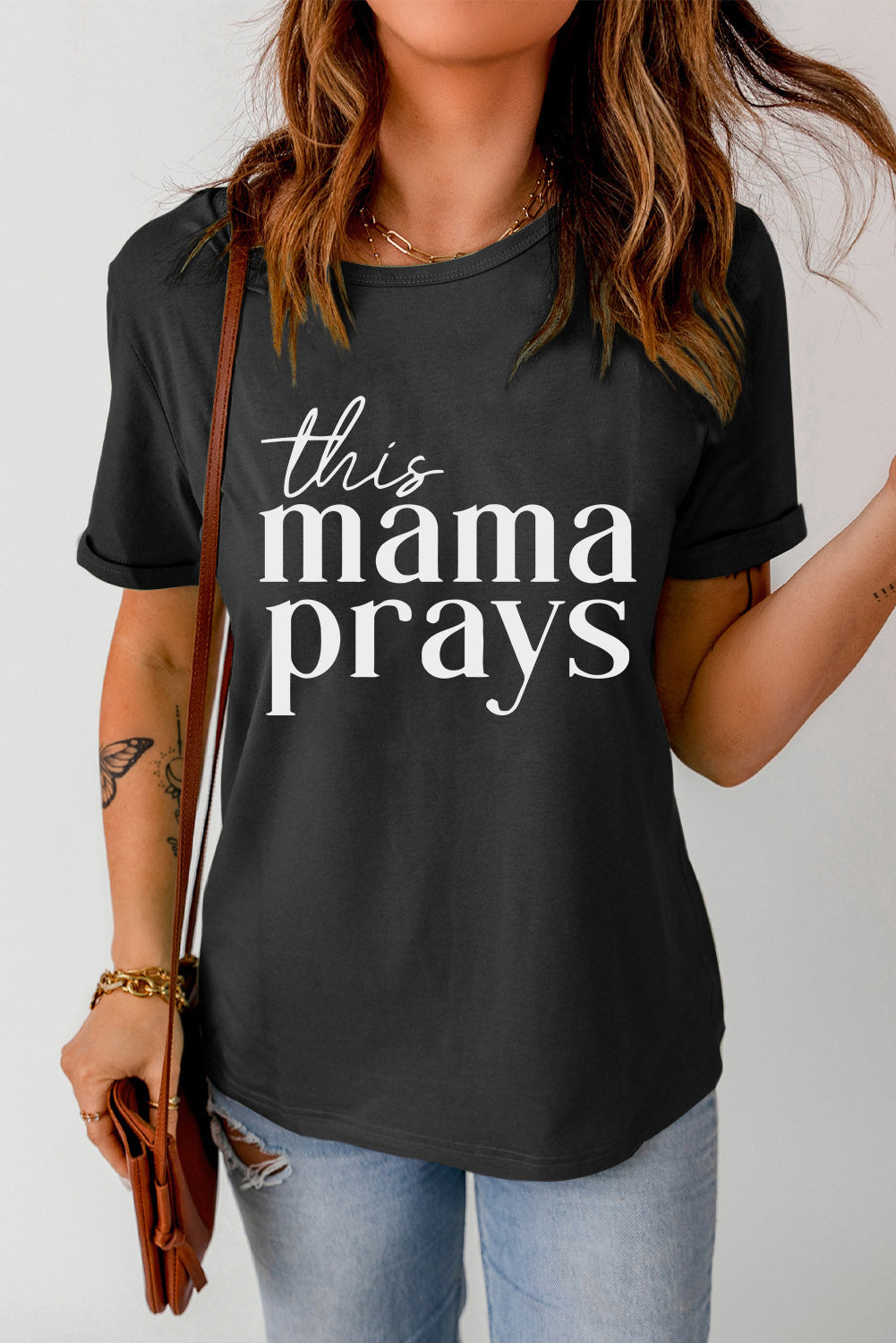 Crew Neck T Shirt for Women