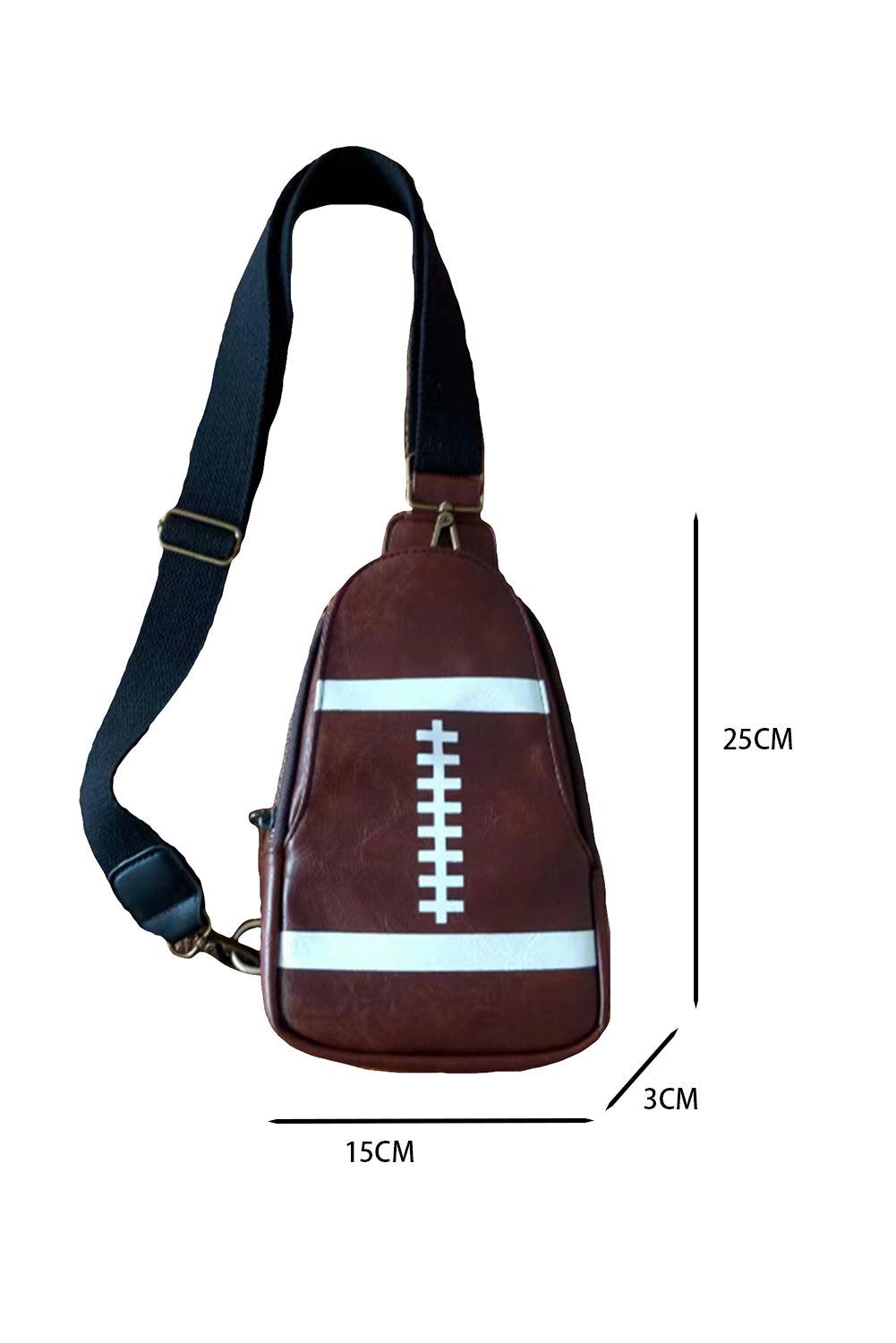 Brown Gameday Mini Crossbody Bag