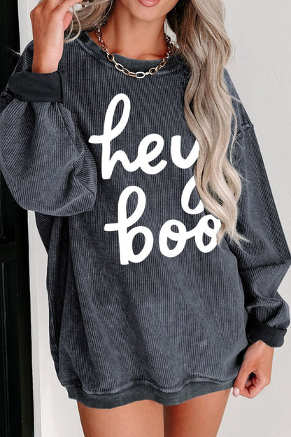 Dropped Shoulder Graphic Sweatshirt