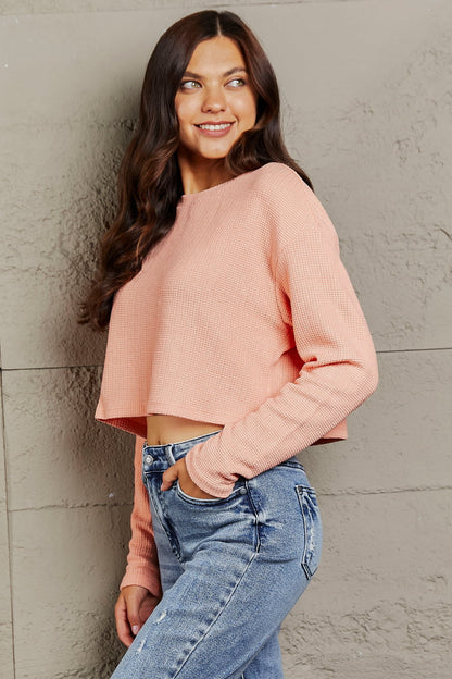 Long Sleeve Cropped Tee