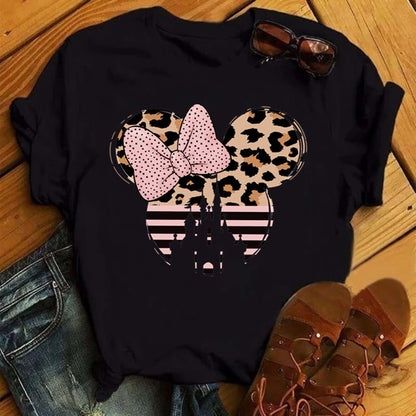 Minnie Mouse Leopard print Tee