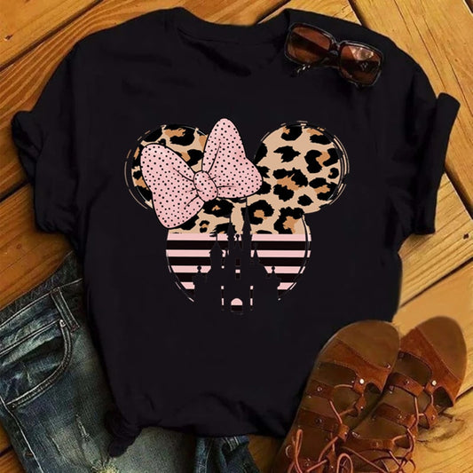 Minnie Mouse Leopard print Tee