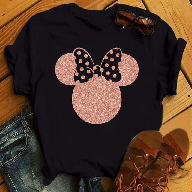 Minnie Mouse Leopard print Tee