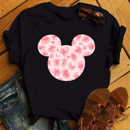 Minnie Mouse Leopard print Tee