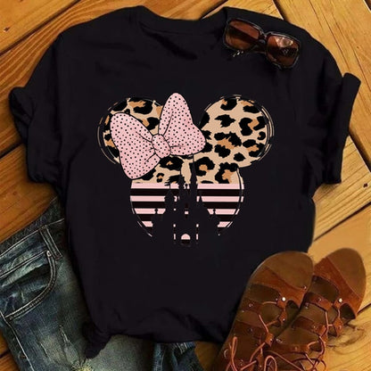 Minnie Mouse Leopard print Tee