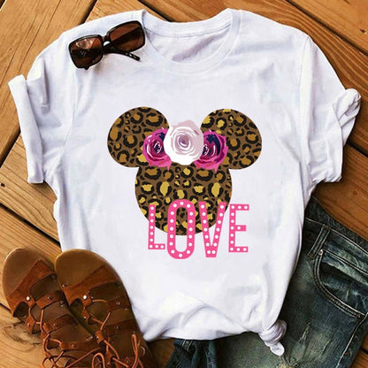 Minnie Mouse Leopard print Tee