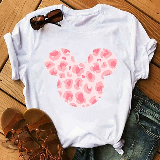 Minnie Mouse Leopard print Tee