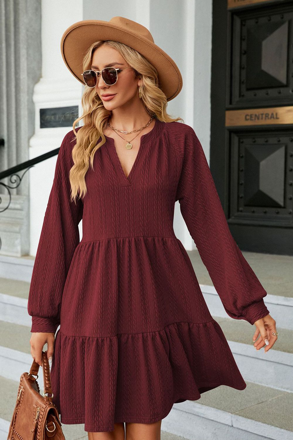 Long Sleeve Mini Dress