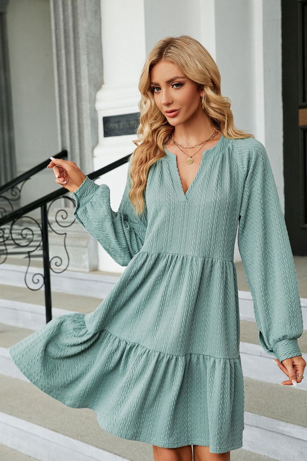 Long Sleeve Mini Dress